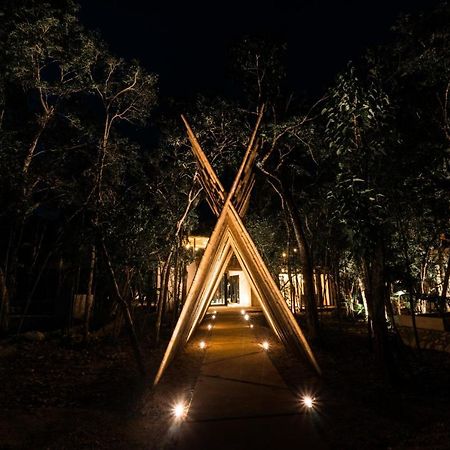 Villa Xuncari en el corazón de la selva Tulum Exterior foto