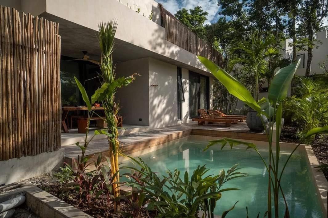 Villa Xuncari en el corazón de la selva Tulum Exterior foto