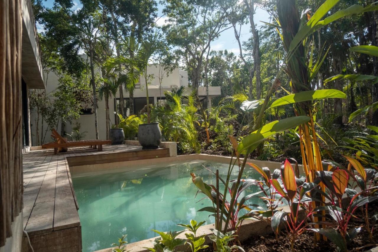 Villa Xuncari en el corazón de la selva Tulum Exterior foto