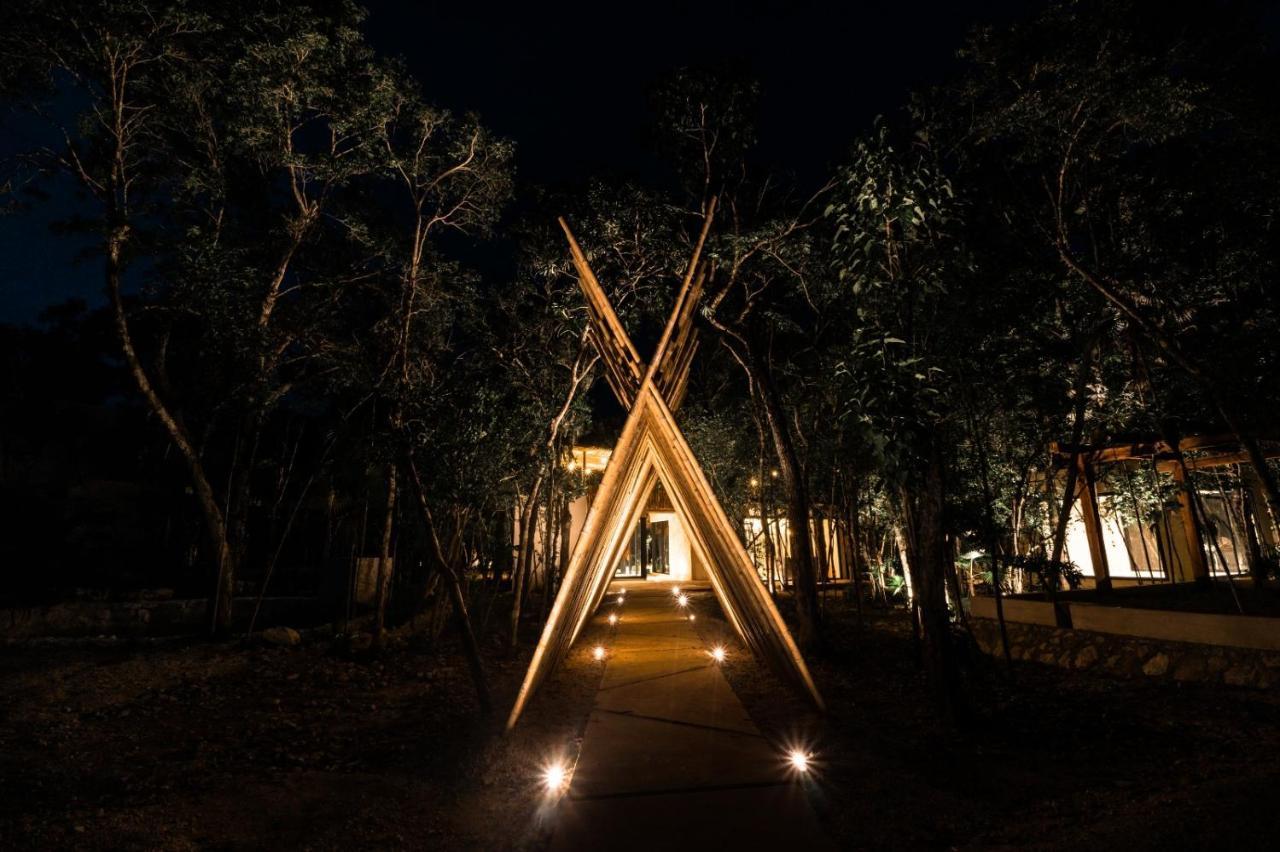 Villa Xuncari en el corazón de la selva Tulum Exterior foto
