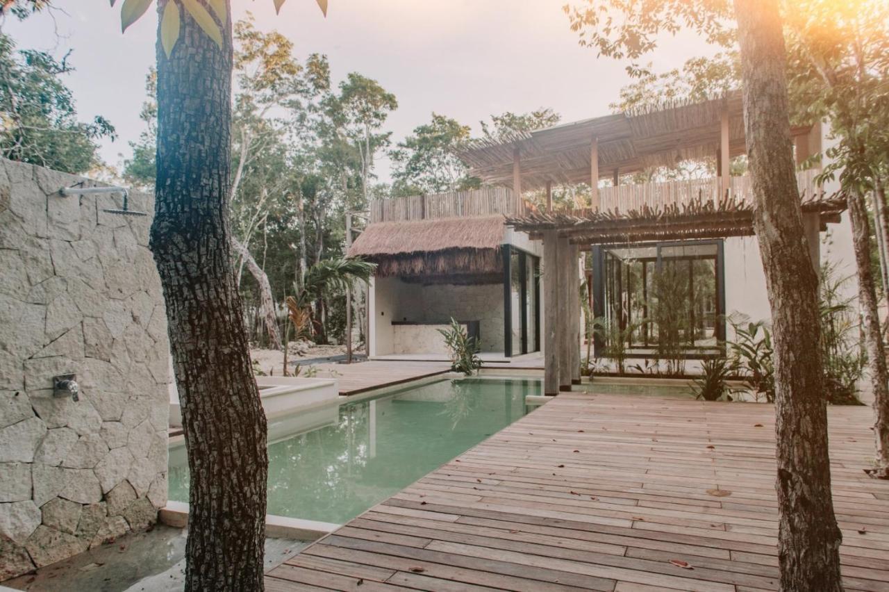 Villa Xuncari en el corazón de la selva Tulum Exterior foto