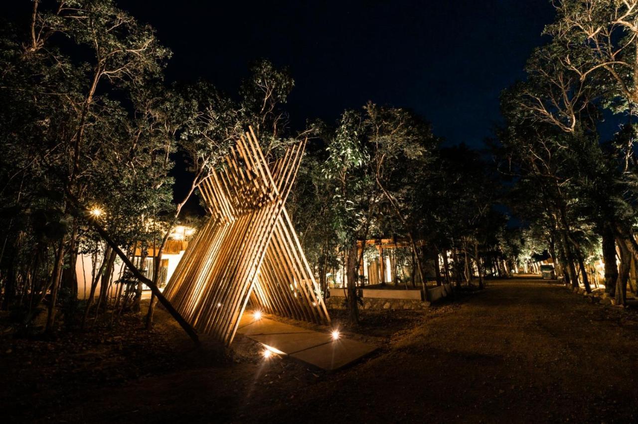 Villa Xuncari en el corazón de la selva Tulum Exterior foto