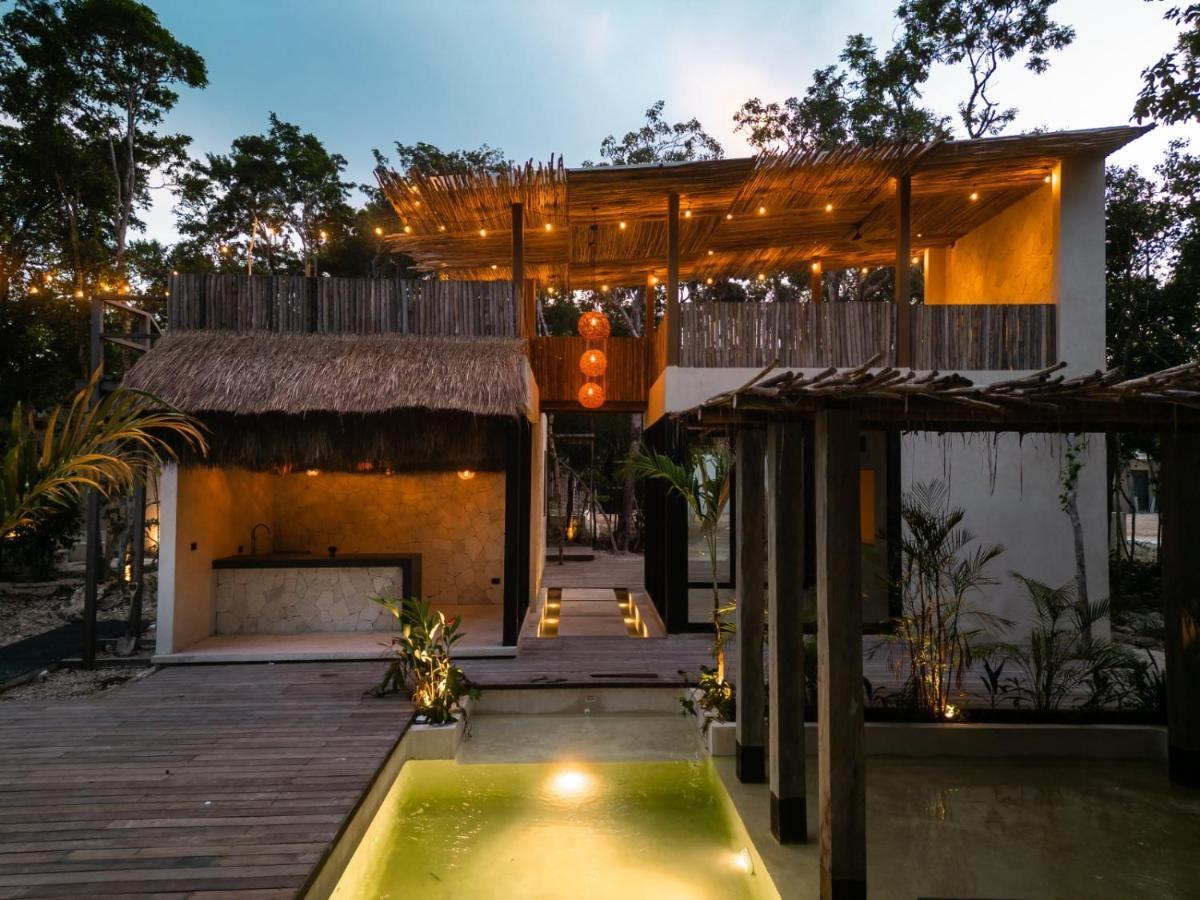 Villa Xuncari en el corazón de la selva Tulum Exterior foto