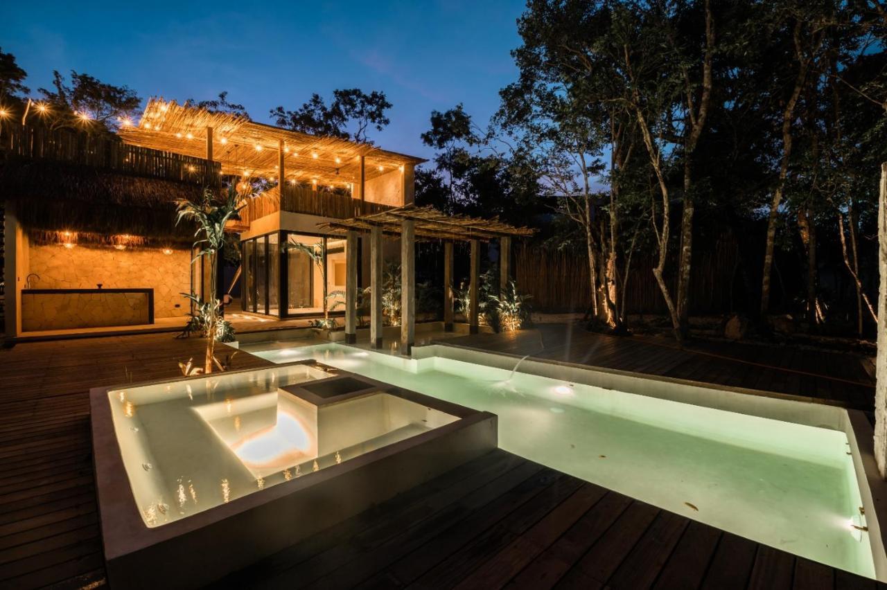 Villa Xuncari en el corazón de la selva Tulum Exterior foto
