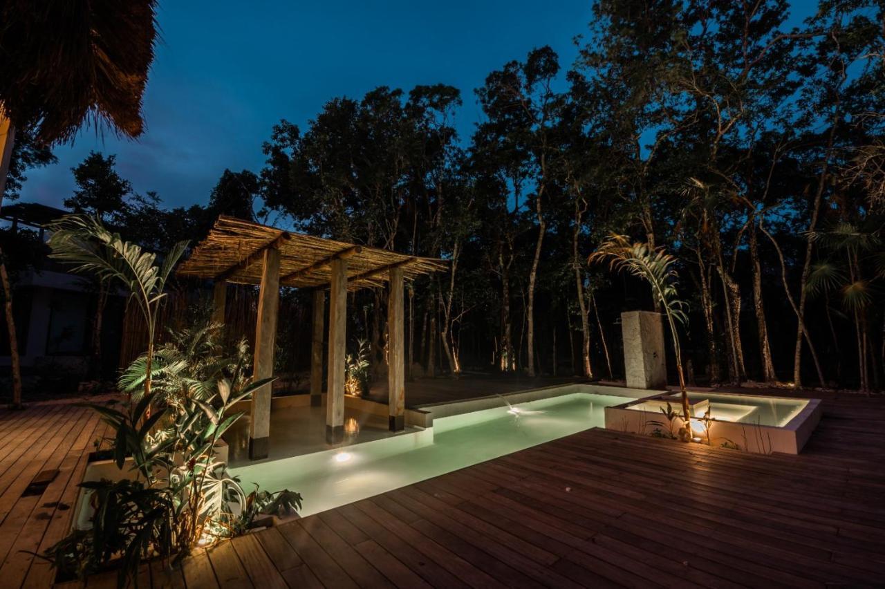 Villa Xuncari en el corazón de la selva Tulum Exterior foto