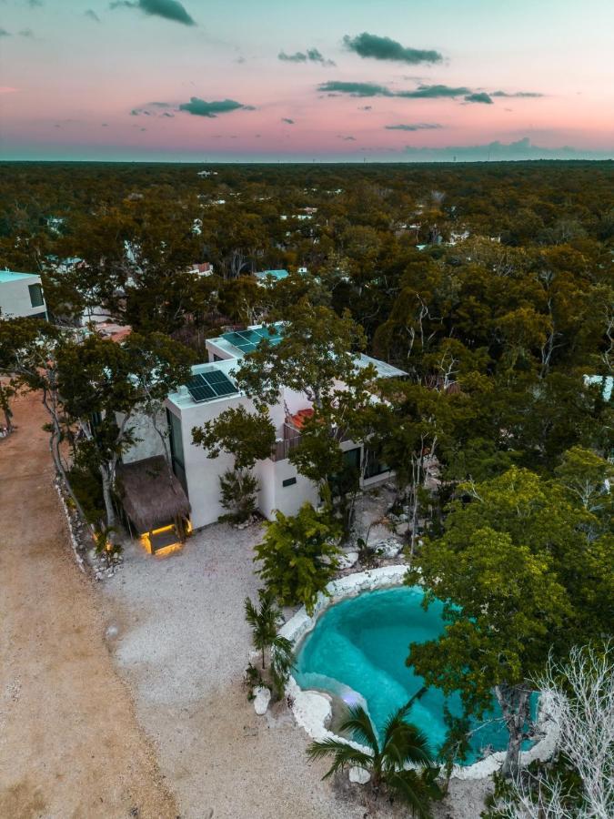 Villa Xuncari en el corazón de la selva Tulum Exterior foto